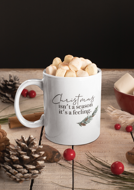 Christmas Isn't A Season It's A Feeling Christmas Ceramic Mug-0