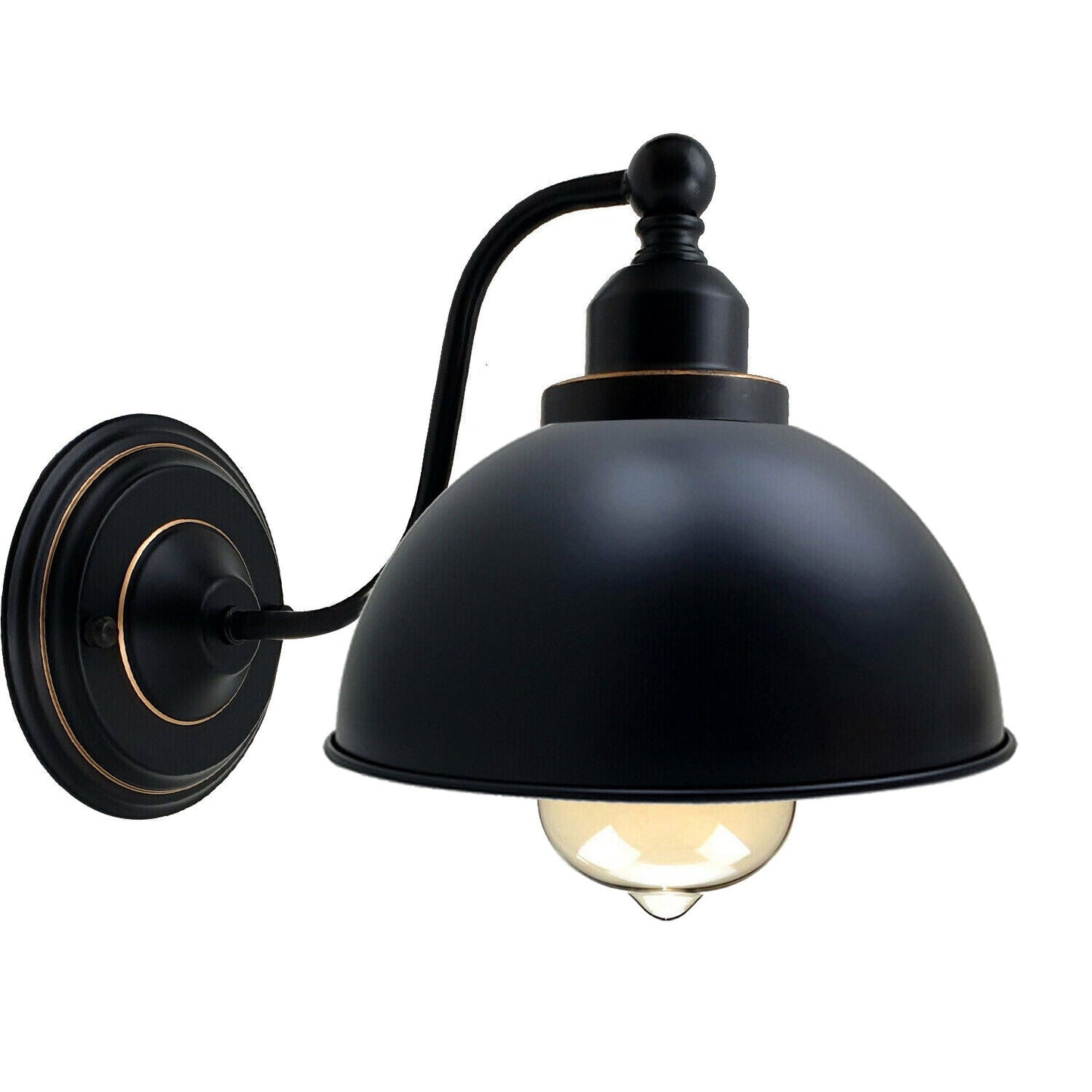 LEDSone Applique Murale Industrielle Vintage Rétro Abat-Jour Intérieur